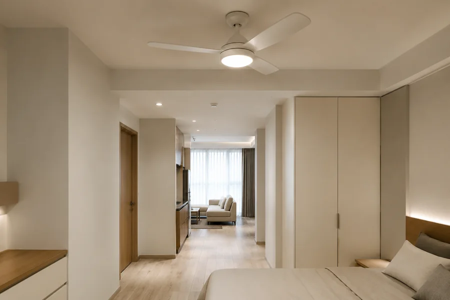 Room by room low ceiling fan selection in home spaces