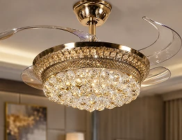 Smart ceiling fan light solution with LED lighting and remote control for modern homes