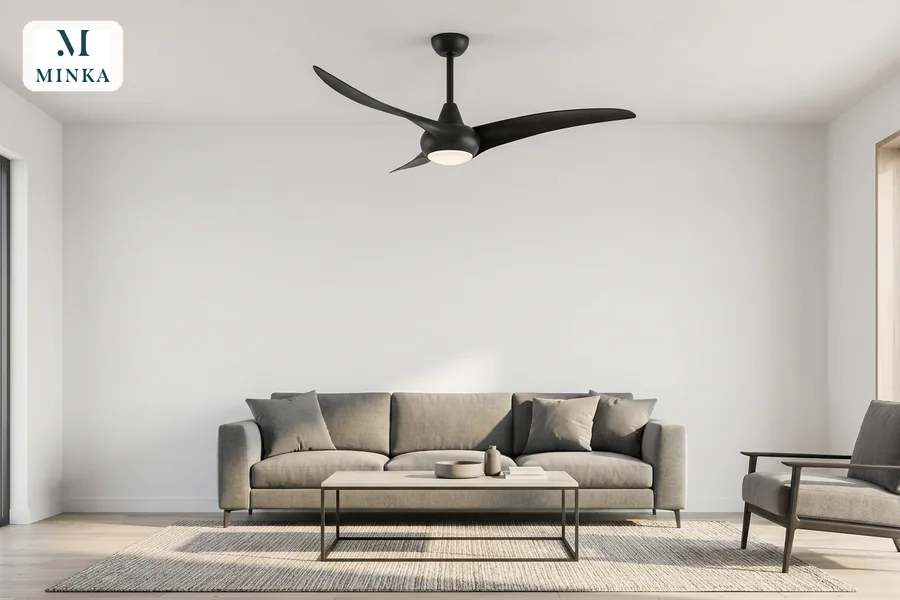 Minka Aire F844 WH Light Wave 52 inch ceiling fan
