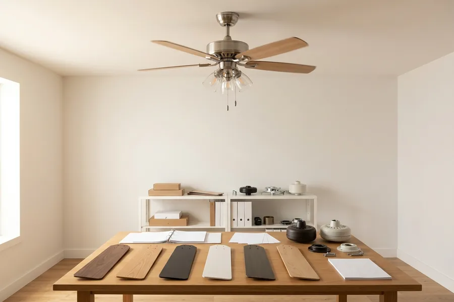 Why ceiling fan blade material matters for performance and design