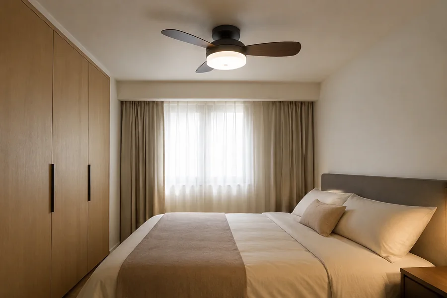 Why low ceiling fan size must consider headroom and fixture depth