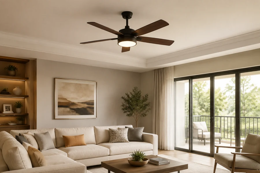 3000K versus 4000K ceiling fan light color temperature comparison