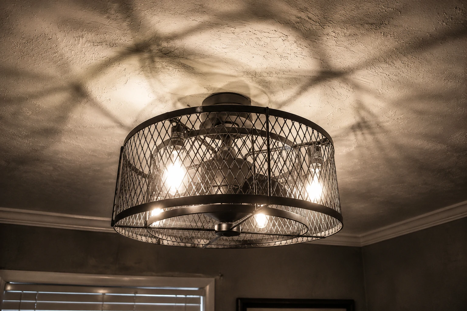 Fanimation contemporary ceiling fan with unique blade design for stylish indoor spaces