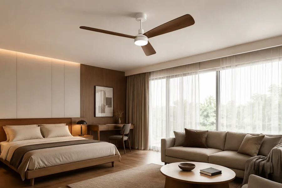 Can 56 inch fans work in bedrooms and open plans?