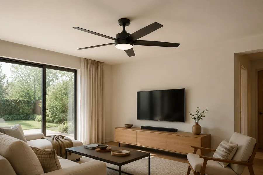 What airflow and motor features matter for 56 inch fans?