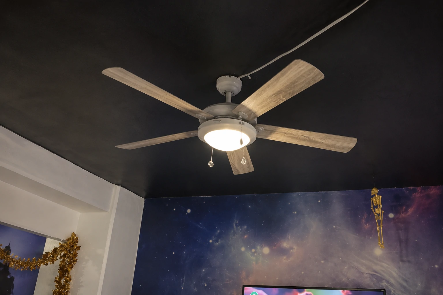 Westinghouse modern ceiling fan with LED light for energy efficient residential spaces