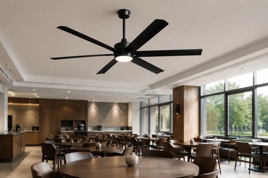 Can 72 inch fans work in commercial dining or hospitality spaces?