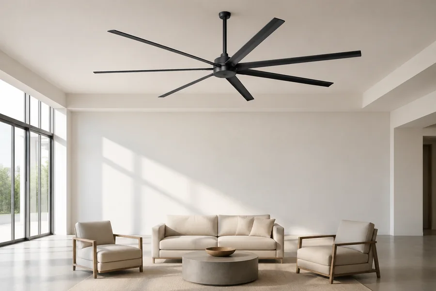 What final checklist helps choose a 72 inch ceiling fan?