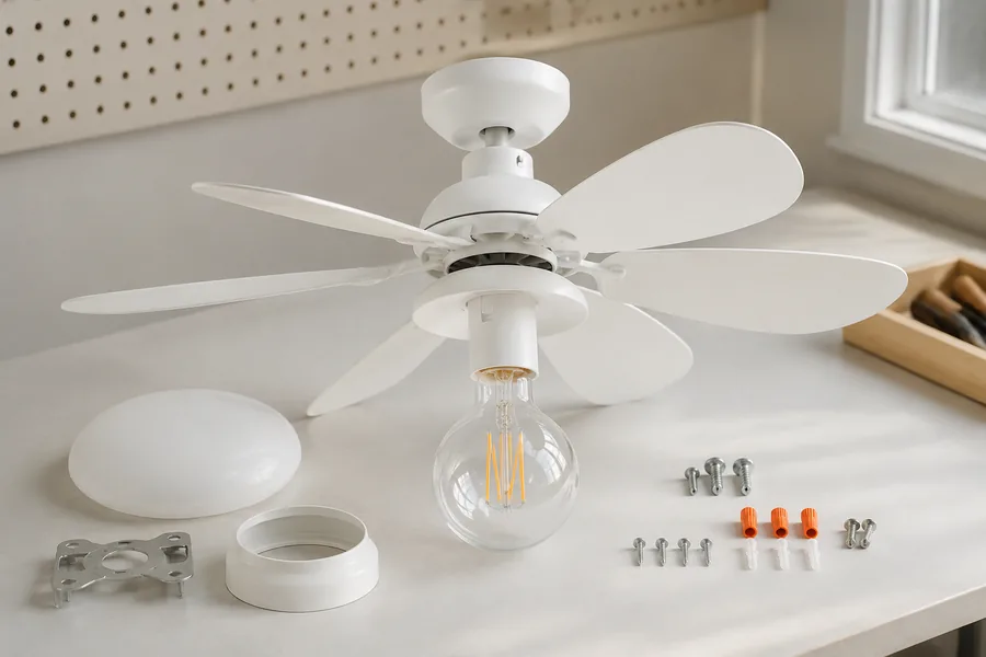 Installation safety check for ceiling fan on 8 foot ceiling