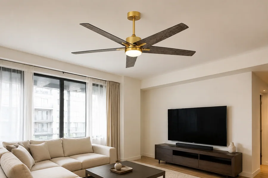 Decorative fandelier scale for apartment interior design