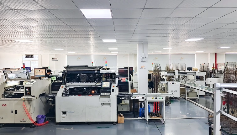 Nebola factory production for black ceiling fan projects