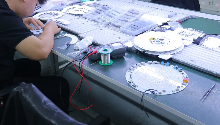 Production process for Nebola black ceiling fan orders