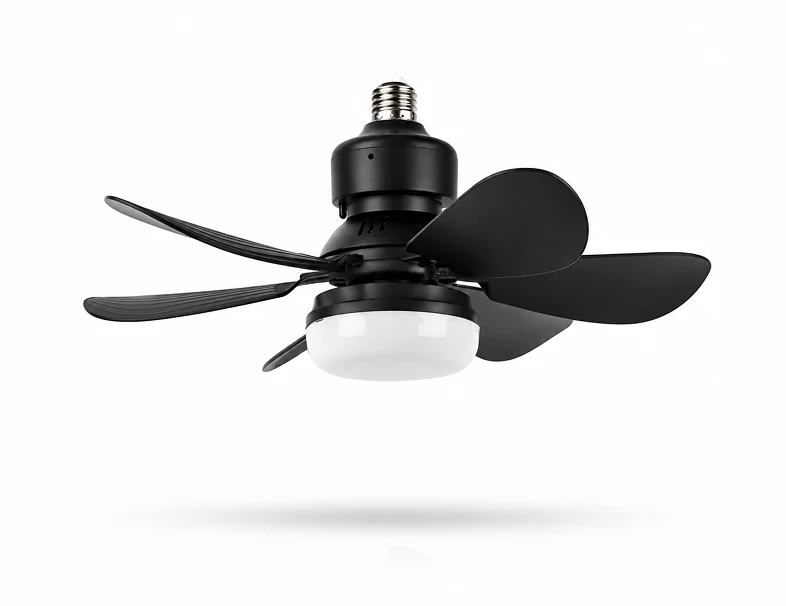 Black Plastic Fan Light