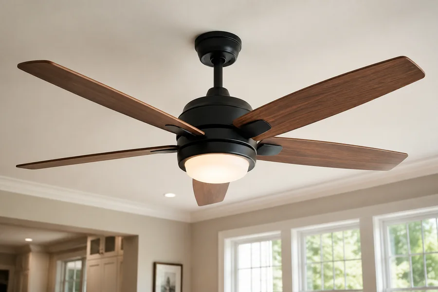 Ceiling fan blade pitch explained airflow hero image