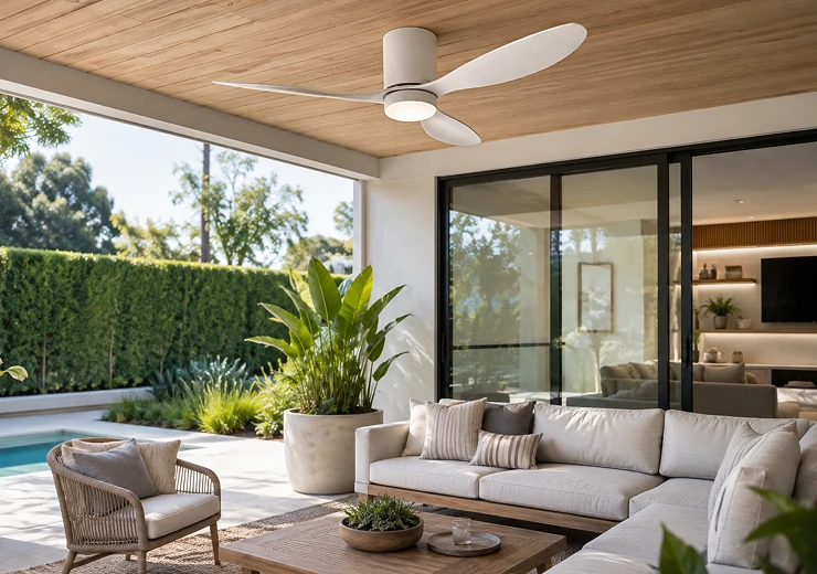 Modern ceiling fan light solutions for residential and outdoor applications