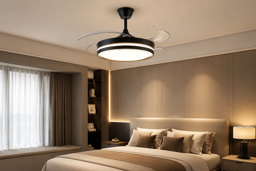 When a ceiling fan light is better for a bedroom