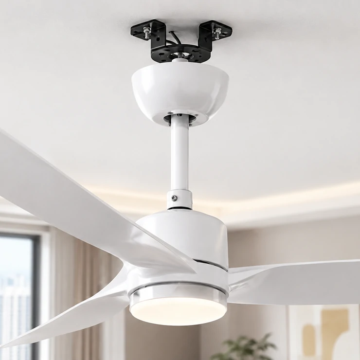 Ceiling mounting structure used for residential fan light installation