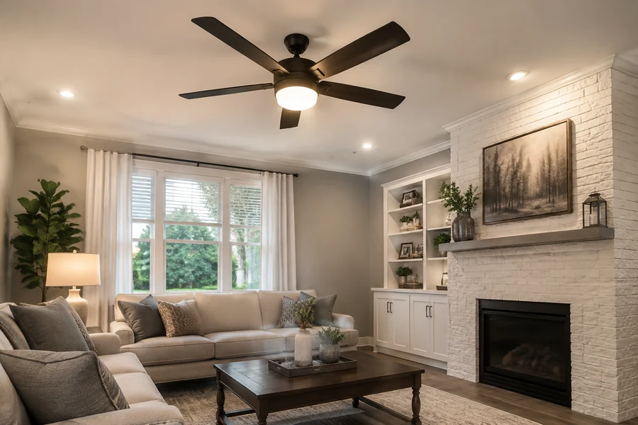 Choosing between 3000K and 4000K ceiling fan lights