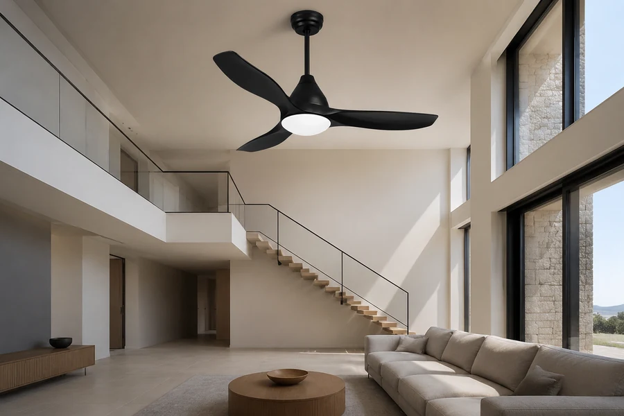Installation details that decide whether a double-height fan works