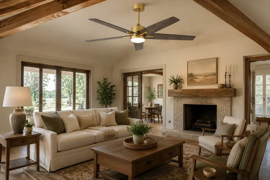 Farmhouse room size and ceiling height planning