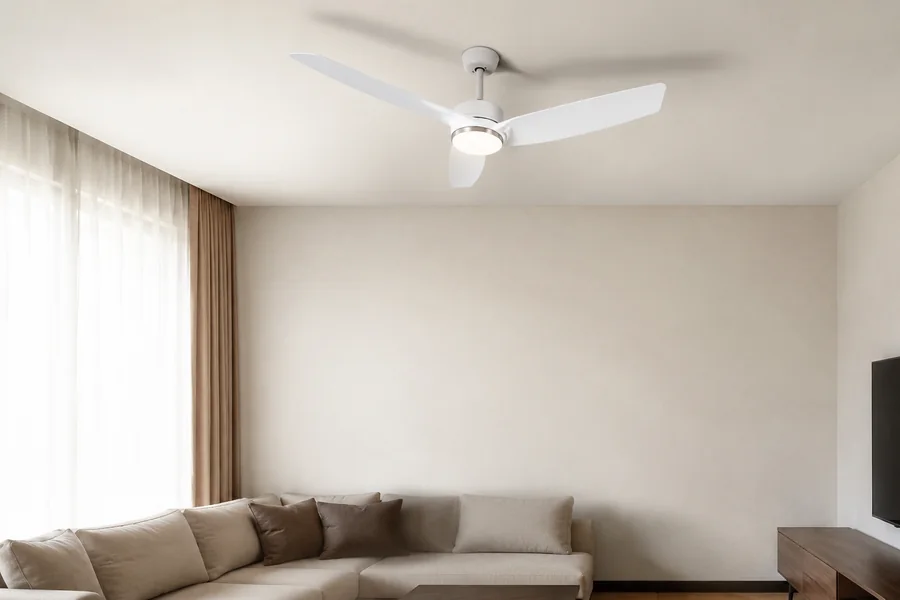 Flush semi flush and fan light choices for living rooms