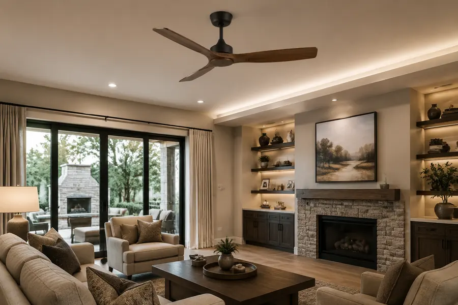 Great room ceiling fan style selection