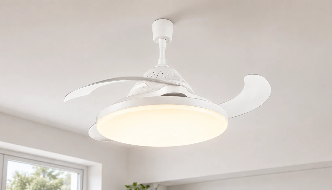 Integrated LED lighting options for socket fan lights