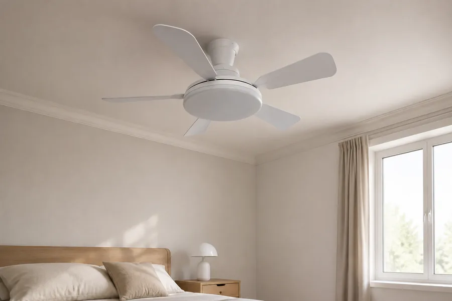 Integrated LED and replaceable bulb socket fan light comparison