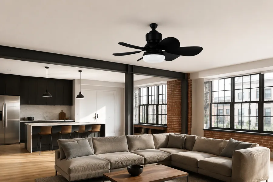 Airflow zones in a large open concept room