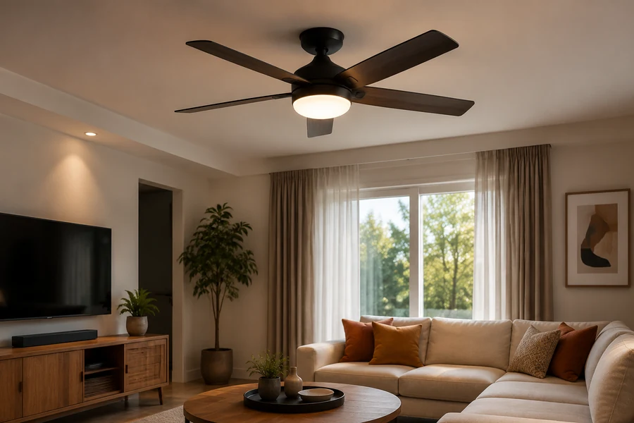 LED ceiling fan light CRI and natural color comfort