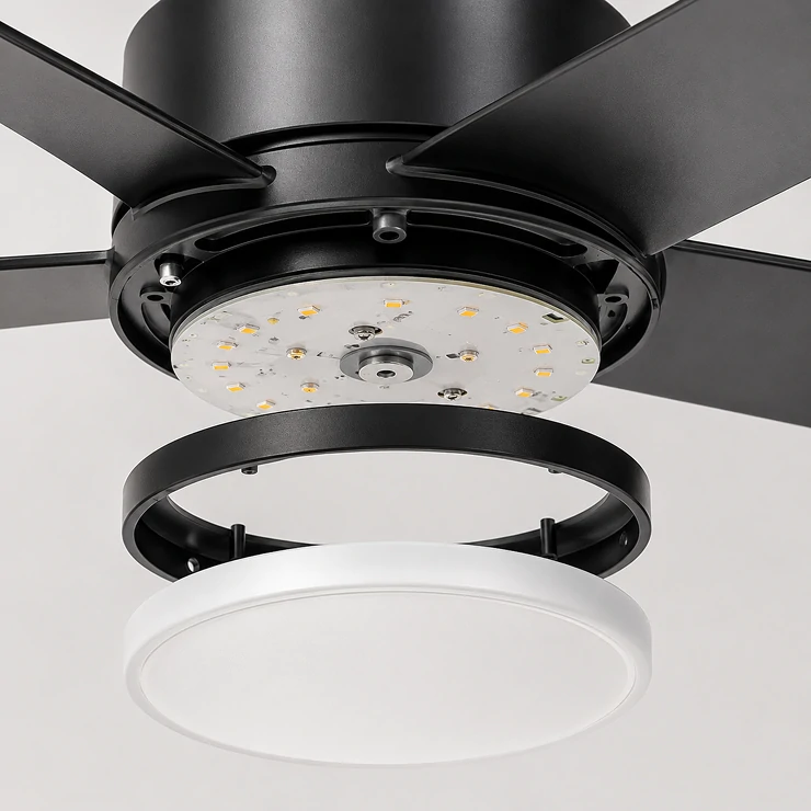 LED lighting module for customized ceiling fan light products