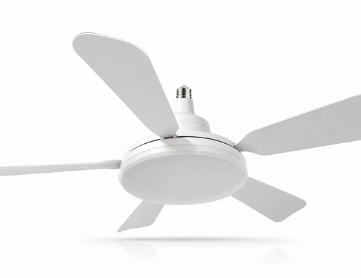 LED ceiling fan light solution combining airflow and illumination