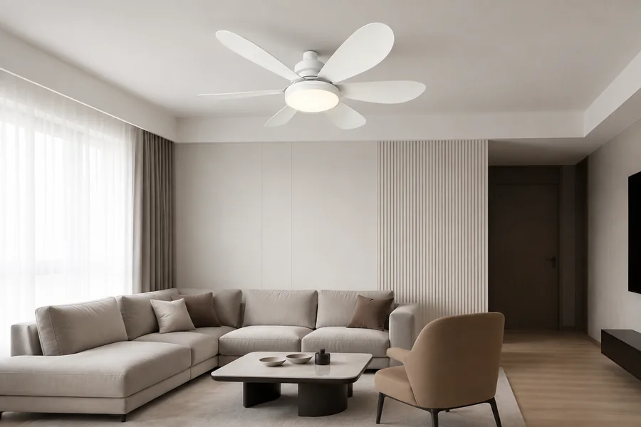 Living room fixture layout before choosing a ceiling light