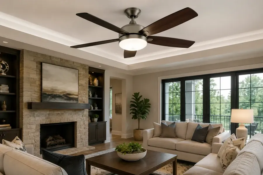 Luxury ceiling fan light kit quality and soft illumination