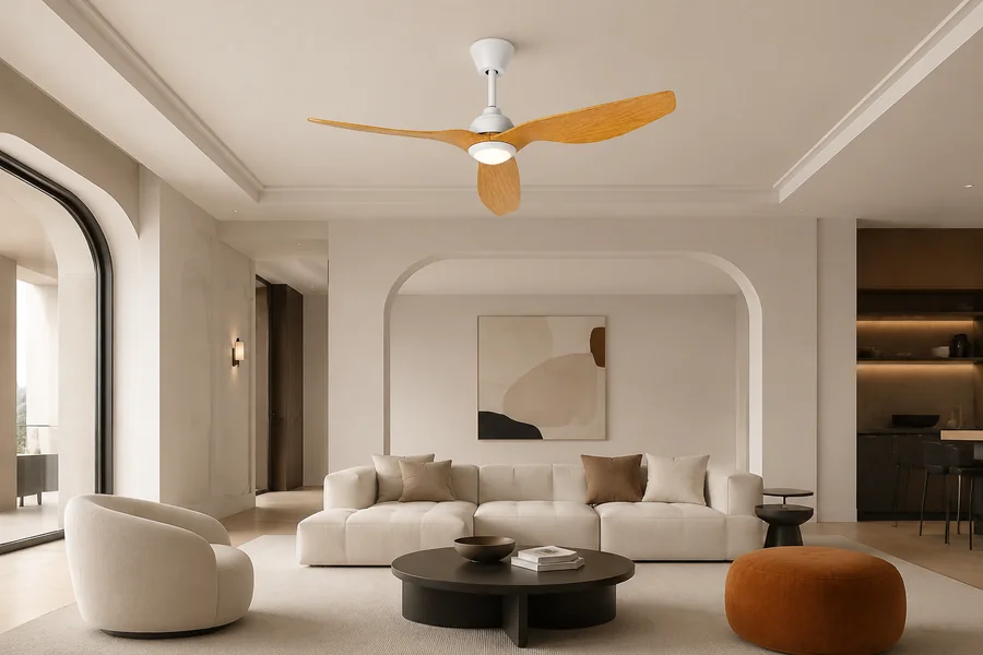 Luxury room scale and ceiling fan proportion