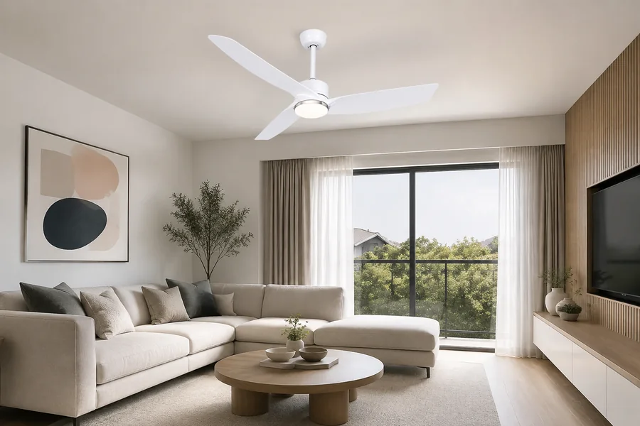 Modern room function and ceiling fan style planning
