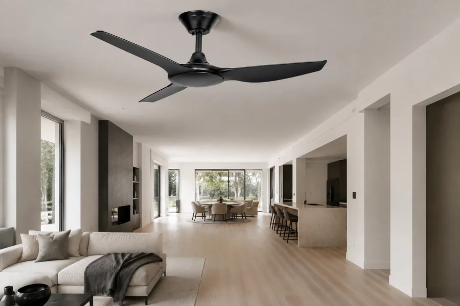 When multiple smaller fans are better for large space cooling