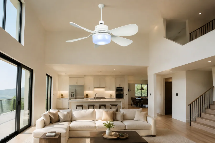 How ceiling height changes multiple fan layout