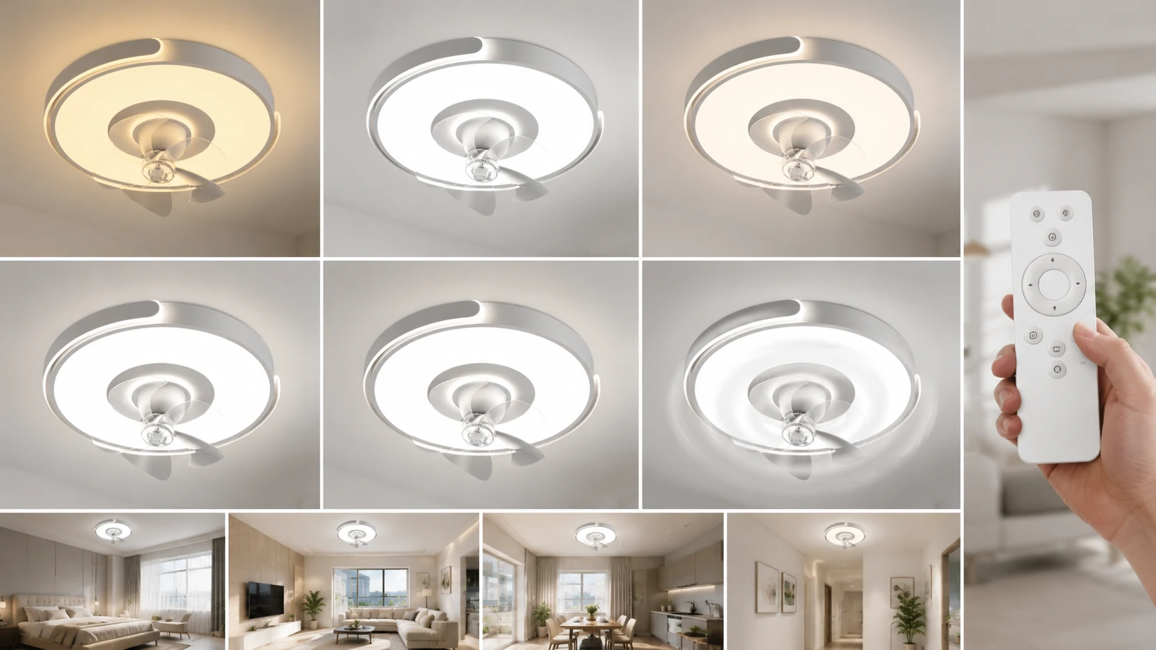 NE-RCFB52R functional sample approval for lighting, fan speeds, and timers
