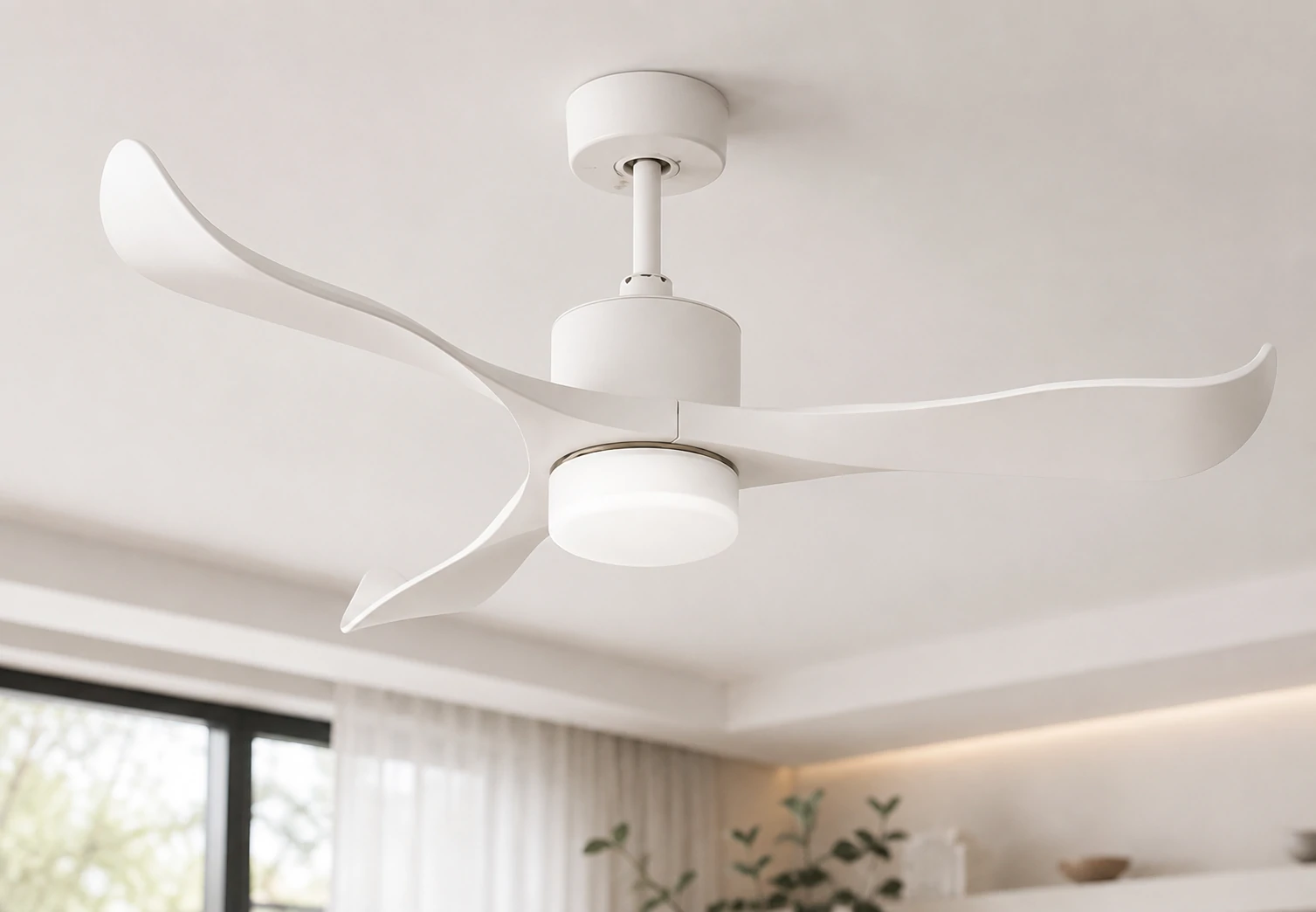 NE-SCFL13 52 inch windmill ceiling fan, alternate angle