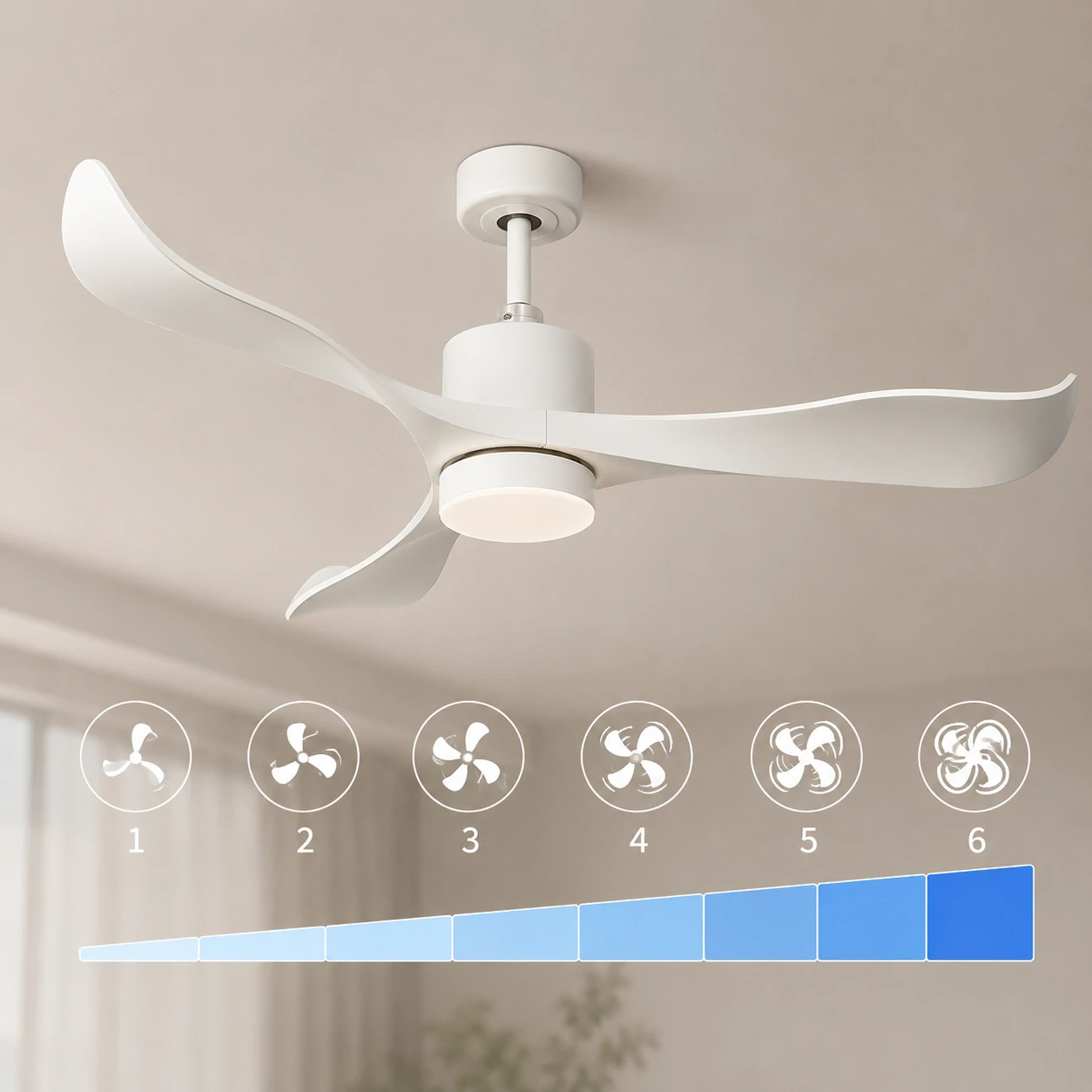 NE-SCFL13 six fan speed settings