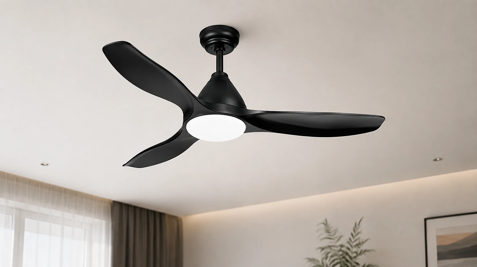 NE-SCFL16 52 inch black ceiling fan format