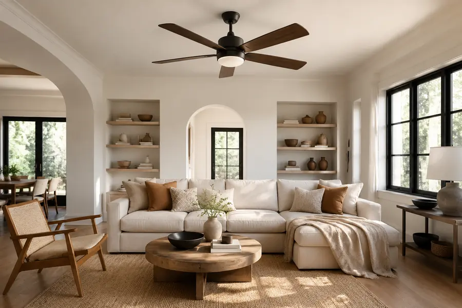 What ceiling height changes for fan choice