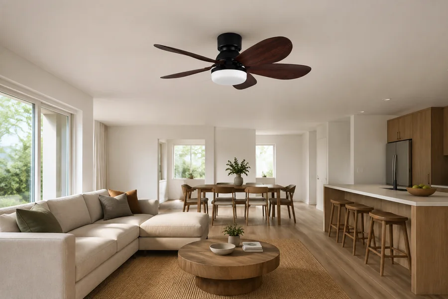 How to measure open space fan size by zone