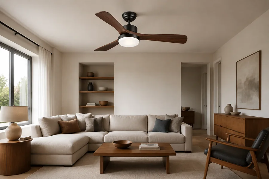 Popular ceiling fan sizes in the US market