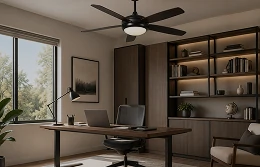 Premium residential ceiling fan light interior application