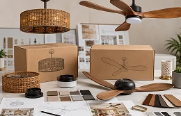 Private label patio ceiling fan prepared for branded product development