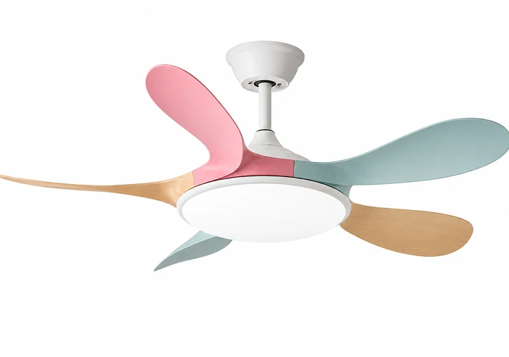 Quiet ceiling fan for study room and reading area applications