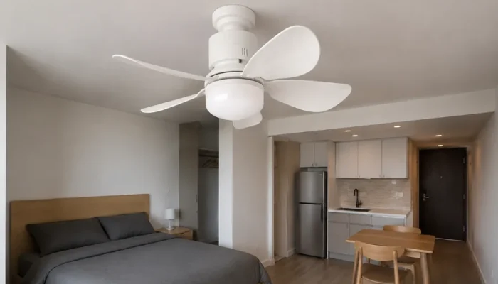 Selecting socket fan lights for bedrooms kitchens and small commercial spaces