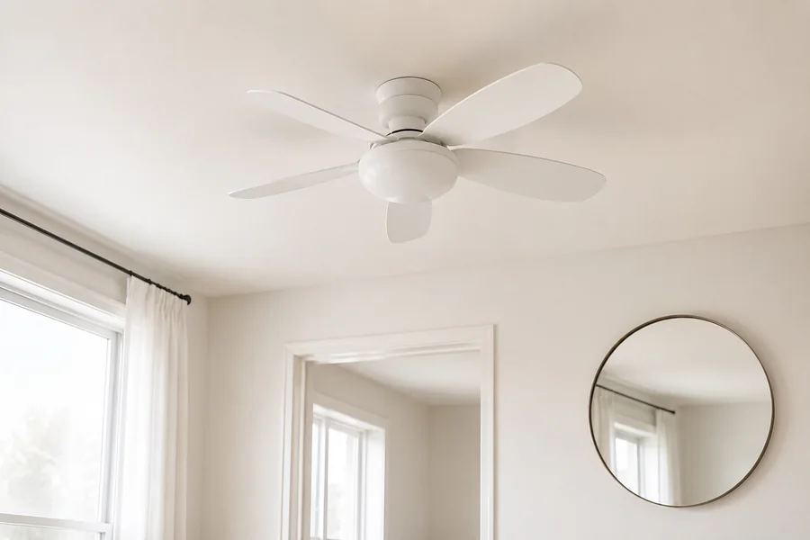 Small apartment lighting and pale finishes to feel bigger
